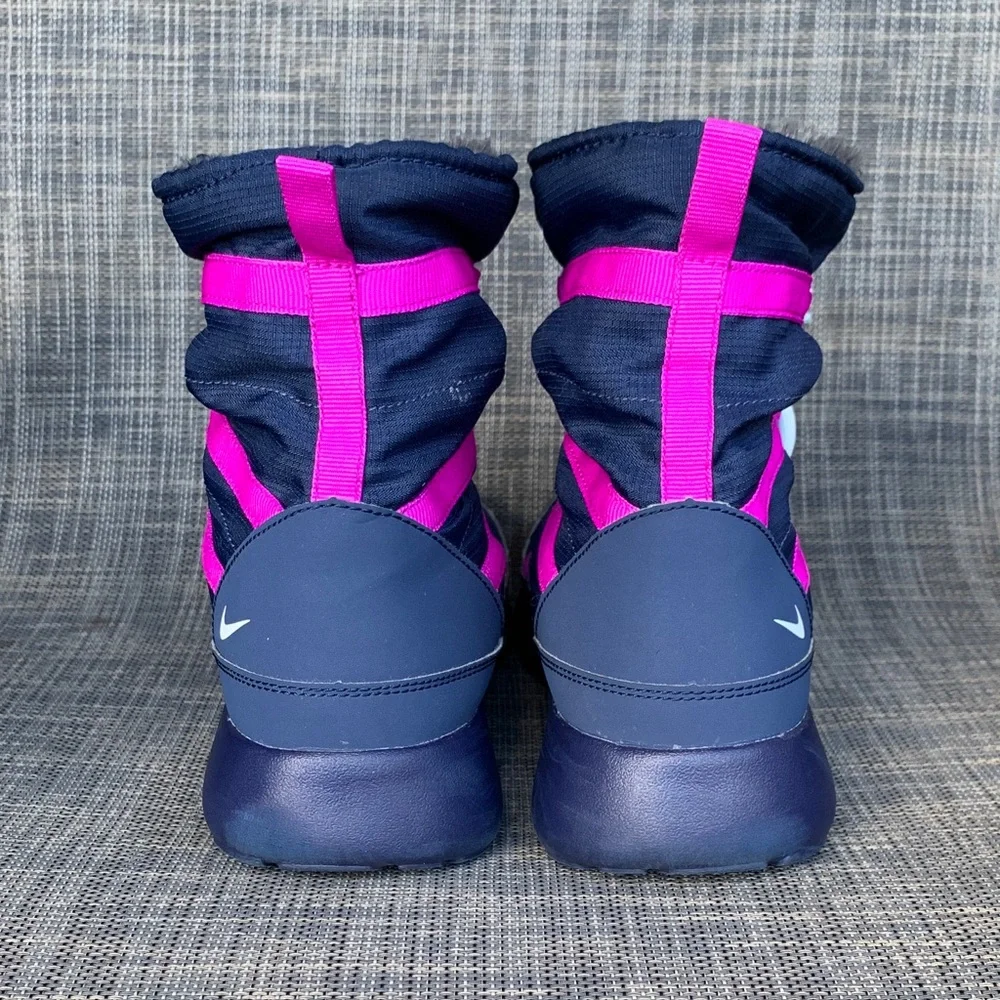 Nike Roshe One High GS 'Purple Dark Blue' Cozy boots Big Girls Size 6.5